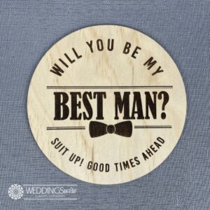 Will You Be My Best Man Plaque