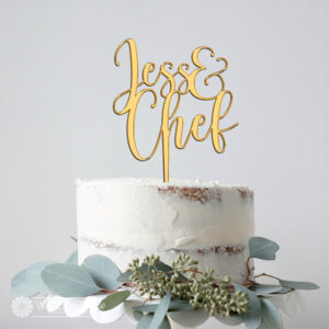 Custom Names Cake Topper