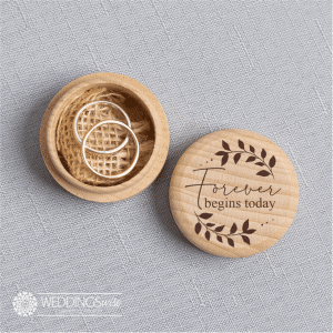 Forever Begins Today Ring Box