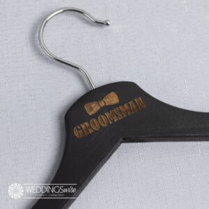 Groomsman Laser Engraved Coat Hangers
