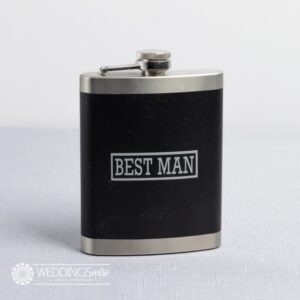 Best Man Hip Flask