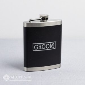 Groom Hip Flask