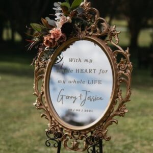 Welcome Mirror Signs Hire