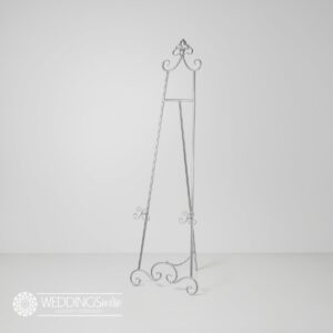 Silver Metal Easel HIRE
