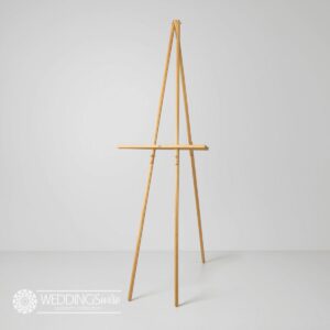 Thin Natural Timber Easel HIRE