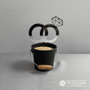 Engagement Rings Cake Topper