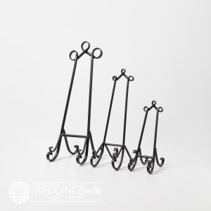 Black Wrought Iron Easel HIRE