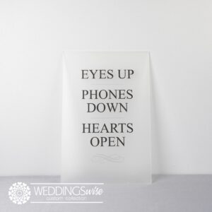 Eyes Up, Phones Down, Hearts Open Hire